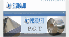Desktop Screenshot of pishgahigroup.com