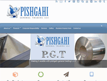 Tablet Screenshot of pishgahigroup.com